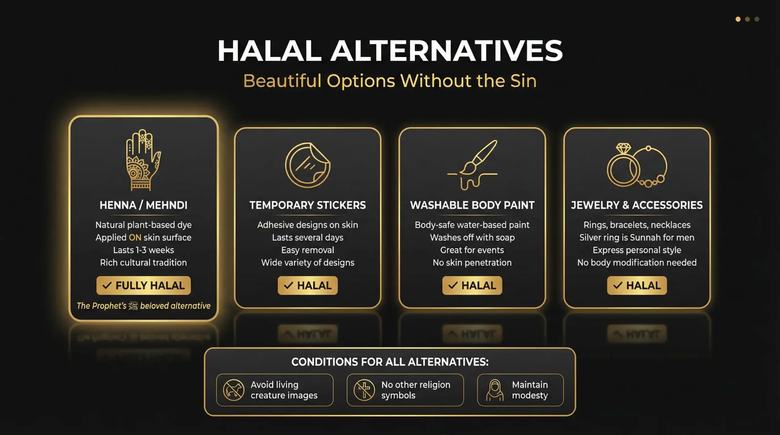 Halal Alternatives to Tattoos
