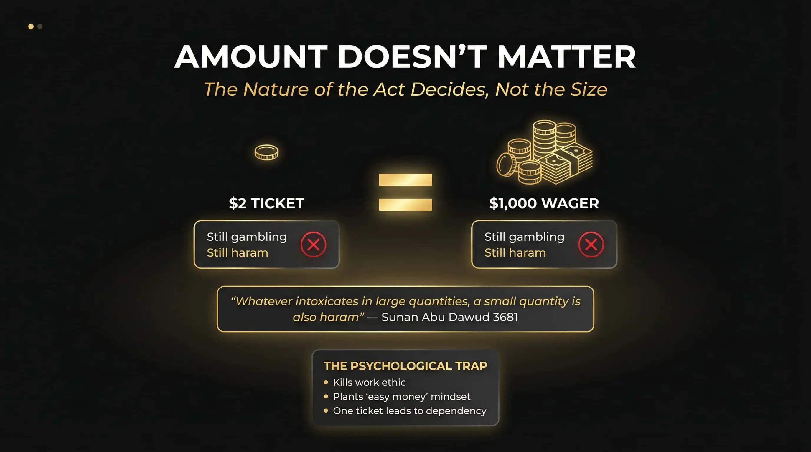 Why Small Stakes Don't Matter